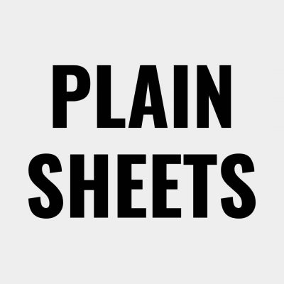 Plain Sheets