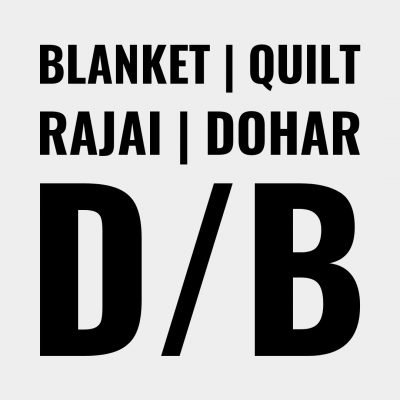 Blanket Quilt Rajai Dohar DB