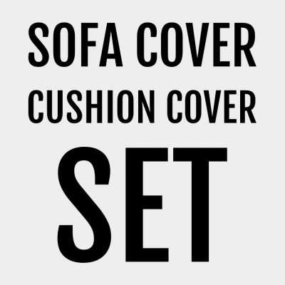 Sofa Cover Cushion Cover Set
